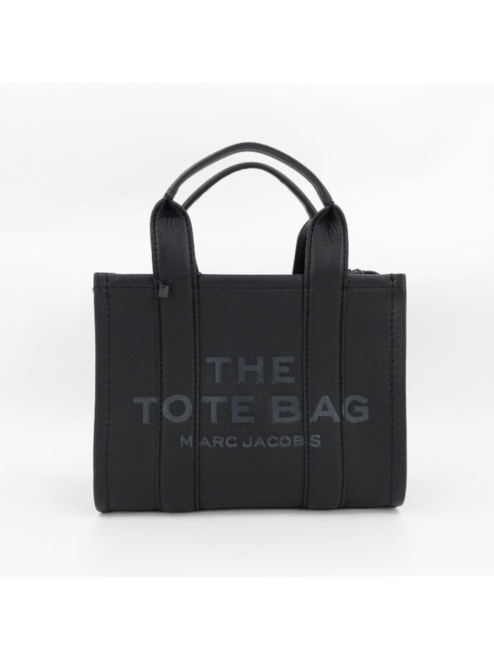 Marc Jacobs Women's The Small Leather Tote Bag Grainy Black OS